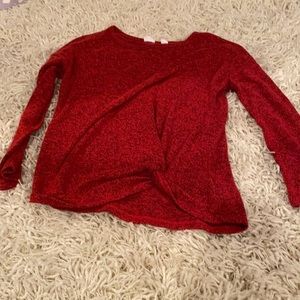 Red and black comfy top!